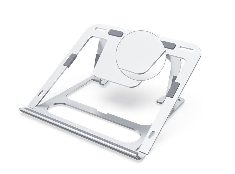 Aluminum Laptop Stand with Adjustable Height and Cooling